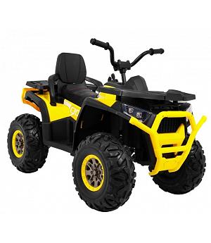 Quad ATV-Desierto 12v con 4 motores, niños de 3-8 años, amarillo INDA548-RA-XMX-607